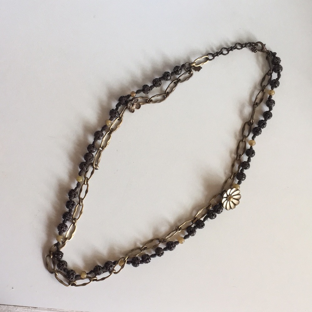 Lucky Brand Flower Necklace